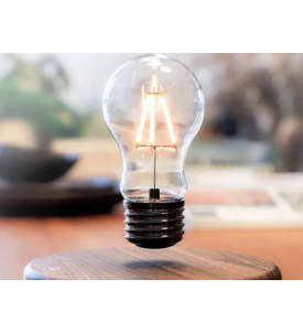 LATAJĄCA ŻARÓWKA LEWITUJĄCA LAMPA BIURKOWA NOCNA LED MAGICZNA LAMPKA