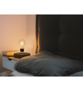 LATAJĄCA ŻARÓWKA LEWITUJĄCA LAMPA BIURKOWA NOCNA LED MAGICZNA LAMPKA