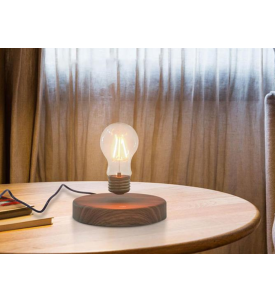 LATAJĄCA ŻARÓWKA LEWITUJĄCA LAMPA BIURKOWA NOCNA LED MAGICZNA LAMPKA