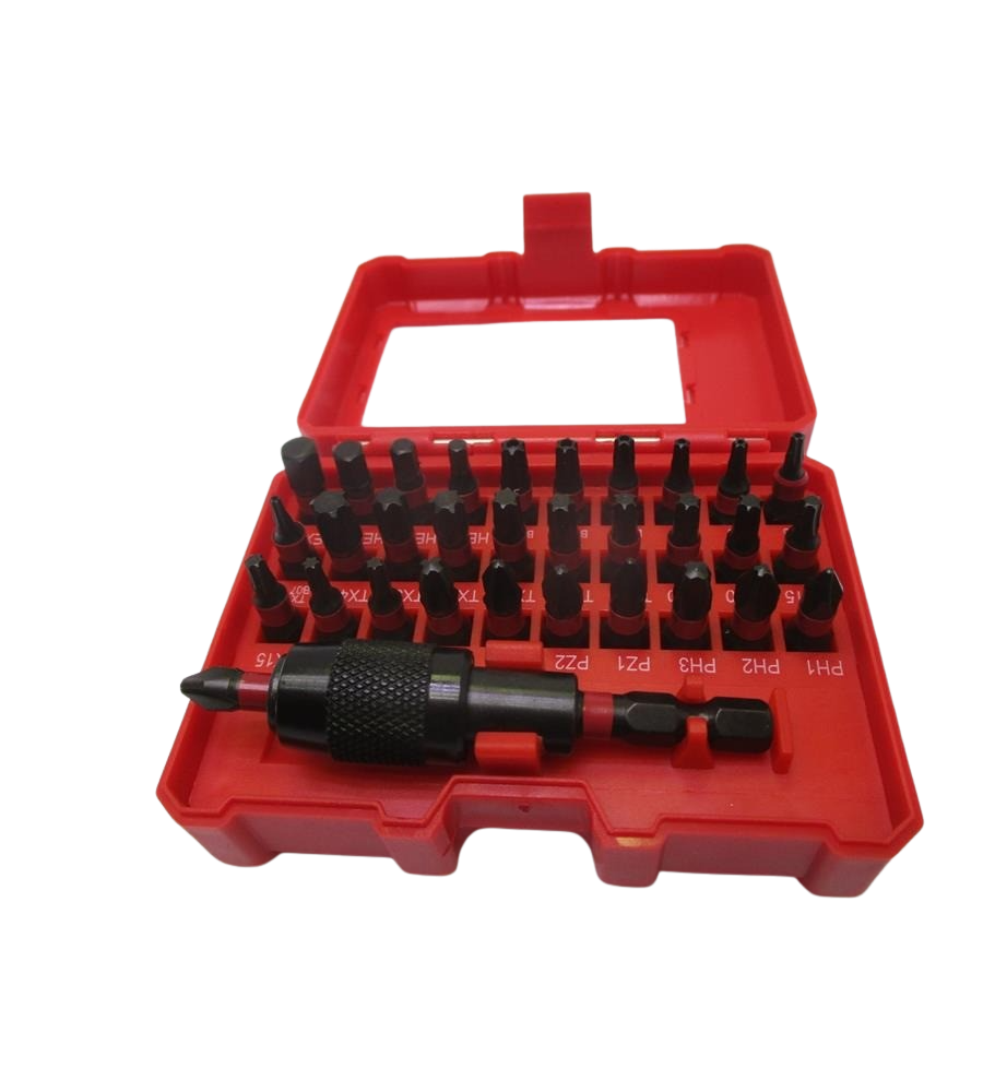 BITY UDAROWE ZESTAW WZMACNIANYCH BITÓW UDAROWYCH 32szt KOŃCÓWKI TORX HEX BITY UDAROWE ZESTAW WZMACNIANYCH BITÓW UDAROWYCH 32szt KOŃCÓWKI TORX HEX