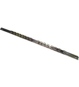 LISTWA SZYNA STALOWA NA NASADKI 1/2" 16szt 510mm METALOWA UCHWYT
