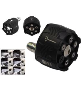 DYSZA NATRYSKOWA ADAPTER ZMIENNY STRUMIEŃ 6 w 1 DO MYJKI CIŚNIENIOWEJ 1/4" PARKSIDE SZYBKOZŁĄCZE