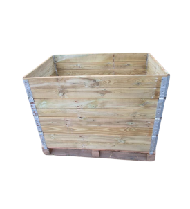 NADSTAWKA PALETOWA PODWYŻSZENIE RAMKA SKŁADANA 120x80x20CM GRZĄDKA RABATA WARZYWNIAK