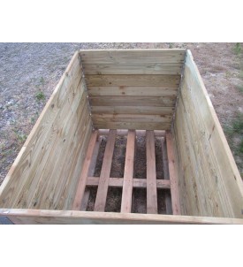 NADSTAWKA PALETOWA PODWYŻSZENIE RAMKA SKŁADANA 120x80x20CM GRZĄDKA RABATA WARZYWNIAK