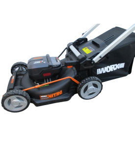 KOSIARKA AKUMULATOROWA Z NAPĘDEM WORX WG749E 40V 46CM BEZSZCZOTKOWA 2X20V