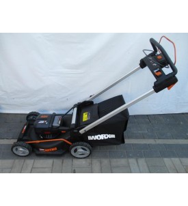 KOSIARKA AKUMULATOROWA Z NAPĘDEM WORX WG749E 40V 46CM BEZSZCZOTKOWA 2X20V