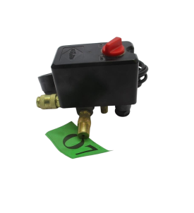 PRESOSTAT WYŁĄCZNIK CIŚNIENIOWY DO KOMPRESORA / SPRĘŻARKI – NAKRĘCANY – KOMPLETNY Z MANOMETREM I PRZEWODEM