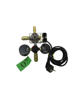 PRESOSTAT WYŁĄCZNIK CIŚNIENIOWY DO KOMPRESORA / SPRĘŻARKI – NAKRĘCANY – KOMPLETNY Z MANOMETREM I PRZEWODEM