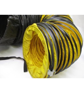 RURA WĄŻ ELASTYCZNY DO NAGRZEWNICY DO TRANSPORTU CIEPŁEGO POWIETRZA 30CM 3M