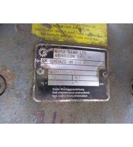 MOTOREDUKTOR SILNIK Z PRZEKŁADNIA  NORD SK 90L/4 BRE20 1.5KW 74 OBR/MIN. 230/400V KĄTOWY