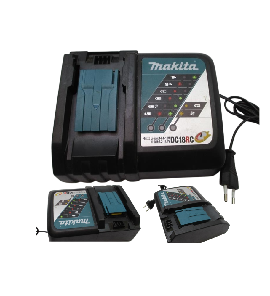 ŁADOWARKA MAKITA DC18RC DO BATERII AKUMULATORÓW 7.2V - 18V Li-Ion SZYBKA 9A