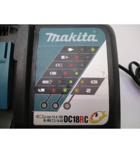 ŁADOWARKA MAKITA DC18RC DO BATERII AKUMULATORÓW 7.2V - 18V Li-Ion SZYBKA 9A