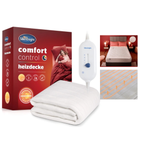 KOC ELEKTRYCZNY / MATA NA ŁÓŻKO – PRZEŚCIERADŁO 150 × 80 cm – SILENTNIGHT – PODKŁAD GRZEWCZY