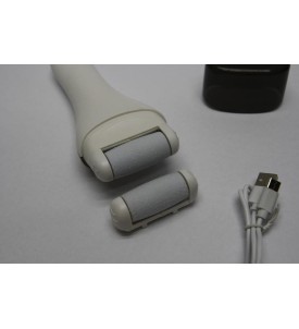 Elektryczny pilnik do stóp z wyświetlaczem LED | Akumulatorowy frez do pięt | Wodoodporny | 2 prędkości | USB