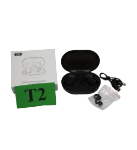 Q38 Słuchawki Bezprzewodowe Bluetooth 5.4 | IPX7 | ENC | Do 60 h pracy | Sportowe | Etui z wyświetlaczem LED