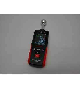 LASELION MS04 Tester Wilgotności Ścian i Drewna | Bezinwazyjny | Czujnik Kulowy | Alarm Wilgotności | Pomiar Temperatury | LED