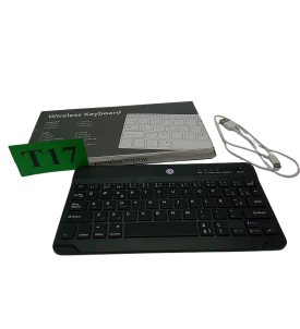 MMK Klawiatura Bluetooth Bezprzewodowa Ultra Slim | Cicha | Do iPad, Android, Windows | Akumulator | US QWERTY