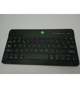 MMK Klawiatura Bluetooth Bezprzewodowa Ultra Slim | Cicha | Do iPad, Android, Windows | Akumulator | US QWERTY