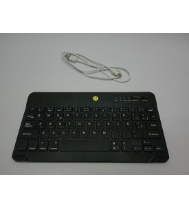 MMK Klawiatura Bluetooth Bezprzewodowa Ultra Slim | Cicha | Do iPad, Android, Windows | Akumulator | US QWERTY