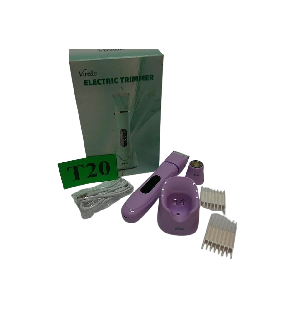 Depilator Virelle ZCB166 Elektryczny Trymer do Bikini | Precyzyjny Trymer do Depilacji | Bezpieczny | Kompaktowy, kolor Purple