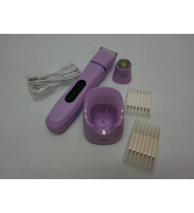 Depilator Virelle ZCB166 Elektryczny Trymer do Bikini | Precyzyjny Trymer do Depilacji | Bezpieczny | Kompaktowy, kolor Purple