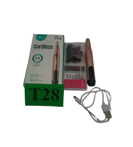 COSLUS Frezarka do Paznokci Bezprzewodowa USB | Manicure i Pedicure | Akumulatorowa | Profesjonalny Zestaw