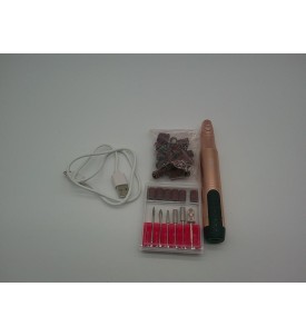 COSLUS Frezarka do Paznokci Bezprzewodowa USB | Manicure i Pedicure | Akumulatorowa | Profesjonalny Zestaw
