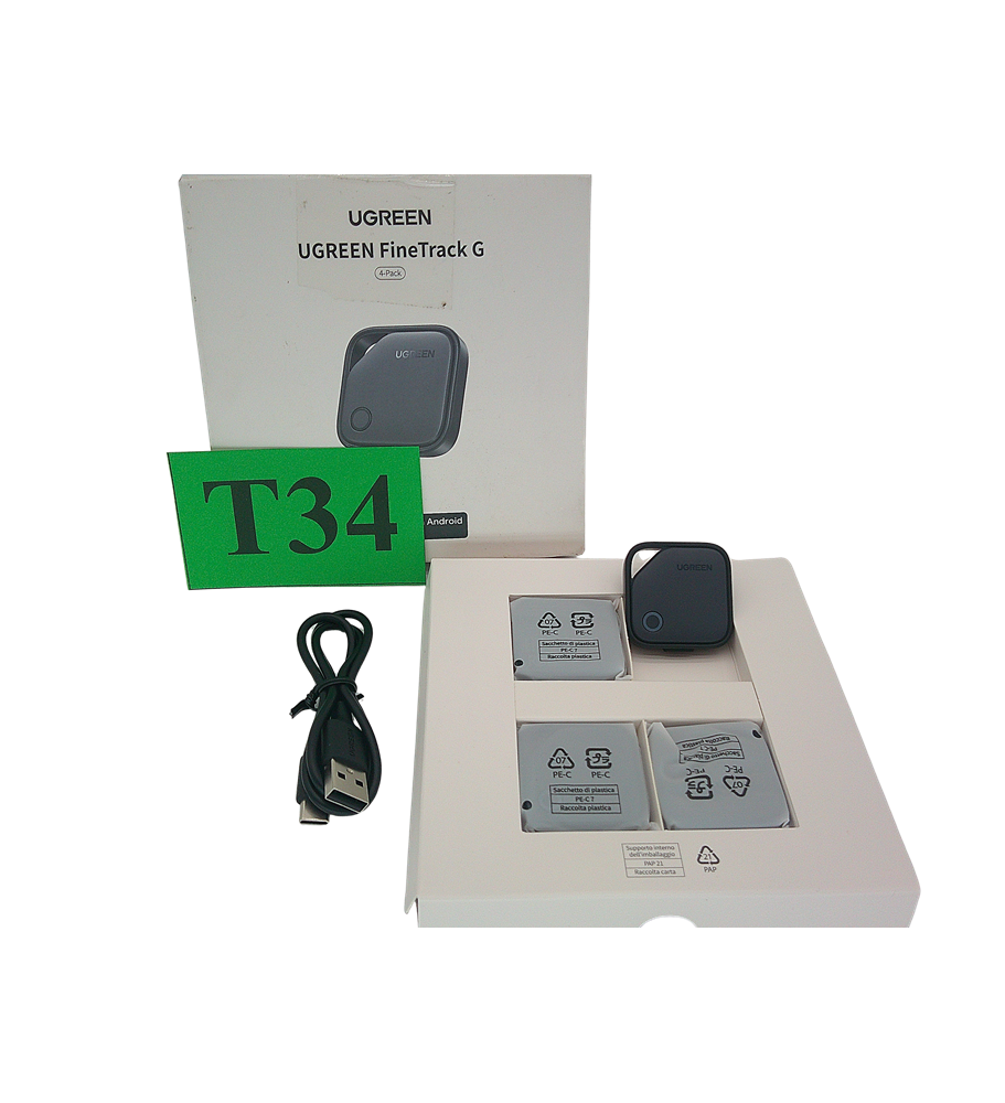 4x Lokalizator Bluetooth UGREEN FineTrack G (4-pak) – Kompatybilny z Google Find My Device (Android)