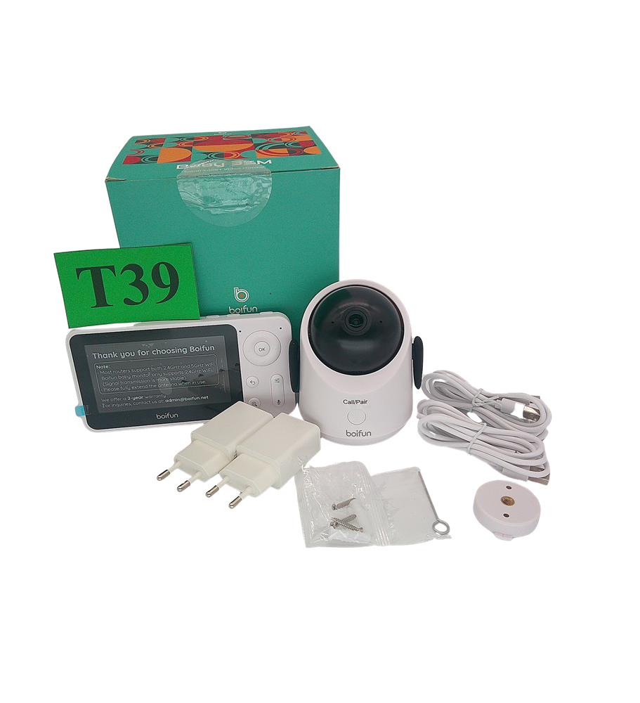 BOIFUN Baby 3SM Elektroniczna Niania z Kamerą | Monitor Dziecka | Tryb Nocny | Dwukierunkowa Komunikacja