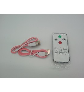 Bezprzewodowe Lampki LED Podszafkowe 4 szt. | 20,5 cm | Samoprzylepne | Pilot | USB | Oświetlenie do Kuchni i Szafy