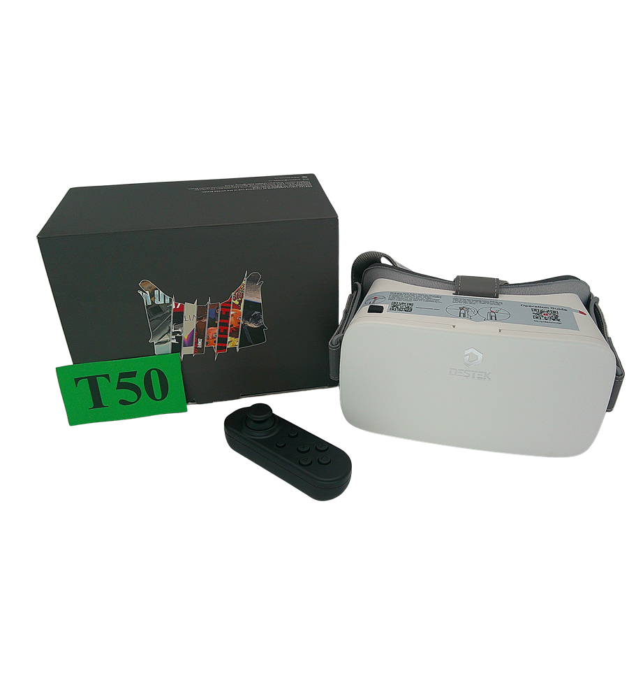 Gogle VR do Smartfona 4,7–6,8" | Okulary Wirtualnej Rzeczywistości 110° | 3D VR | Białe