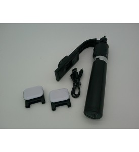 TUPWOON Q02MP Statyw Selfie Stick Bluetooth LED 114 cm | Pilot | 2 Lampy LED | Uchwyt na Telefon