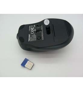 TECKNET Bezprzewodowa Mysz 2.4 GHz | Ergonomiczna | 6 Przycisków | 2600 DPI | Optyczna
