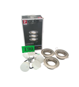 Paulmann LED Set 3×370 lm | Szczotkowane Żelazo (Brushed Iron) | Zestaw 3 Opraw LED | Oświetlenie Meblowe