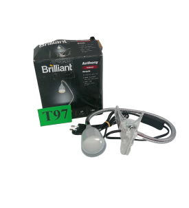 Brilliant Anthony G92936/11 Lampa Biurkowa LED | Tytan | Nowoczesna Lampka na Biurko
