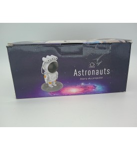 Projektor Gwiazd Astronauta | Lampka Nocna LED | Laserowy Rzutnik Galaktyki | Dla Dzieci
