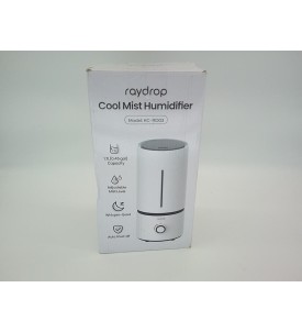Raydrop Nawilżacz Powietrza 1,7 l | Ultradźwiękowy | Cichy | Do Sypialni i Pokoju Dziecięcego