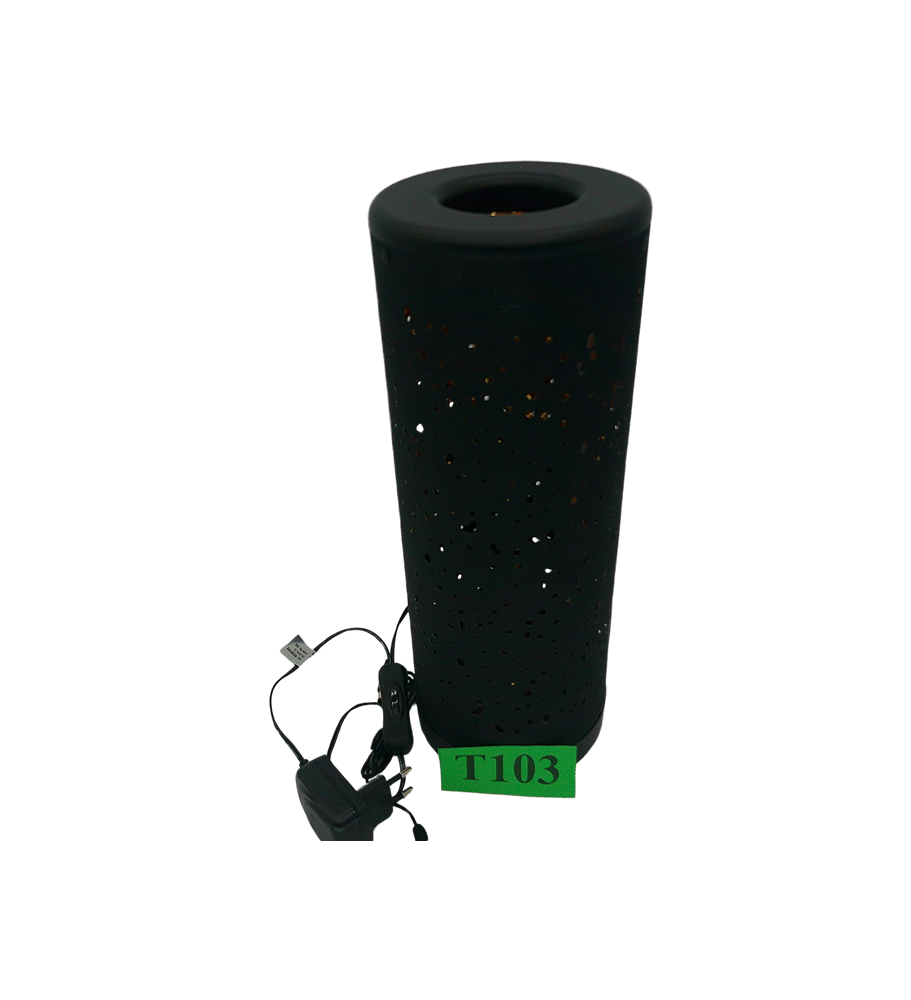 Lampa Stołowa LED TACO Starlight | Czarno-Złota | 34 cm | Efekt Rozgwieżdżonego Nieba
