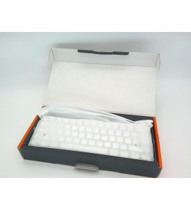 Royal Kludge RK61 RGB Klawiatura Mechaniczna | Brown Switch | Bluetooth/USB-C | 60% | Biała