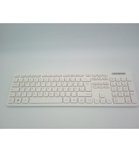 Rii RM200 Bezprzewodowa Klawiatura i Mysz 2.4 GHz | Cicha | Biała | Zestaw