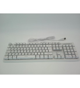 RedThunder K10 Zestaw Gamingowy RGB | Klawiatura QWERTZ DE + Mysz 7D | Biała | Ergonomiczna