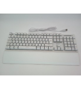 RedThunder K10 Zestaw Gamingowy RGB | Klawiatura QWERTZ DE + Mysz 7D | Biała | Ergonomiczna