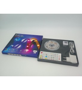 Taśma LED VKH RGB IC 5 m | Pilot + Aplikacja | Synchronizacja z Muzyką | Segmentowe Sterowanie