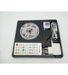 Taśma LED VKH RGB IC 5 m | Pilot + Aplikacja | Synchronizacja z Muzyką | Segmentowe Sterowanie