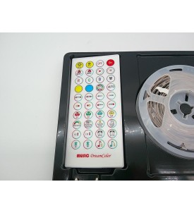 Taśma LED VKH RGB IC 5 m | Pilot + Aplikacja | Synchronizacja z Muzyką | Segmentowe Sterowanie