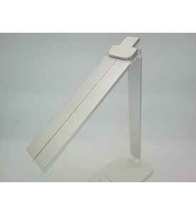 Lampa Biurkowa LED MT-862 z Podwójną Głowicą | 6 Poziomów Jasności | 5 Barw Światła | Składana