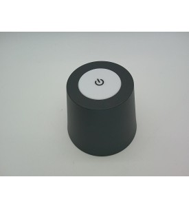 BRILO UNPLUGGED 7508015 Lampa Stołowa LED | Bezprzewodowa | 2,5 W | 200 lm | 2700K | IP44 | Czarna