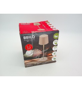 BRILO UNPLUGGED Lampa Stołowa LED | 1,8 W | 120 lm | 3000K | IP44 | Beżowa