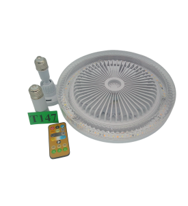 Wentylator Sufitowy LED E26 30W z Lampą | Pilot | 3 Prędkości | Timer | Ściemnianie
