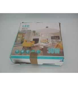 Wentylator Sufitowy LED E26 30W z Lampą | Pilot | 3 Prędkości | Timer | Ściemnianie